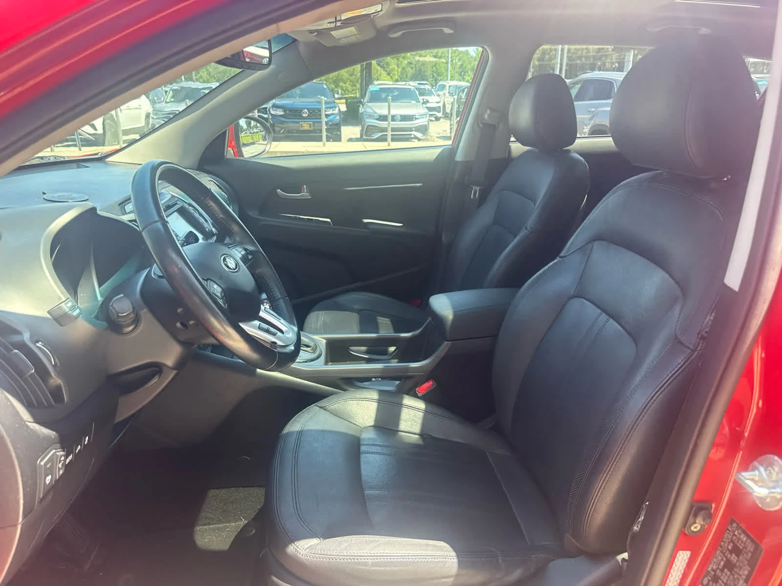 Used 2013 Signal Red Kia SX image 19