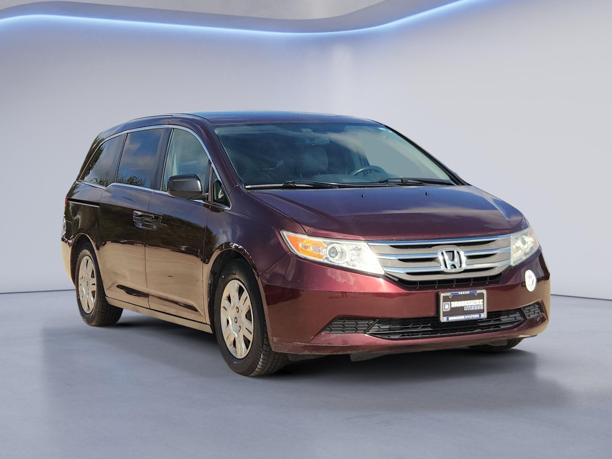 Used 2013 Dark Cherry Pearl Honda LX image 3