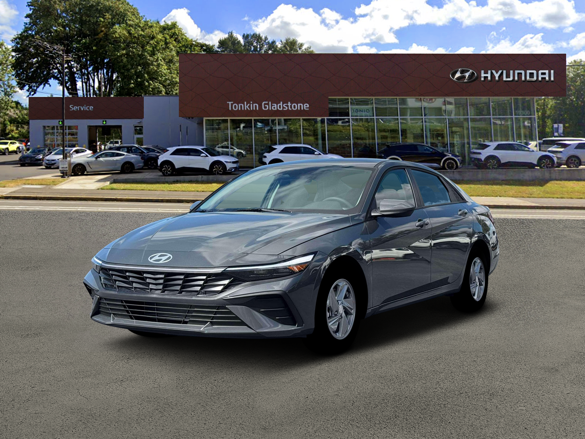 New 2026 Gray Hyundai SE image 1