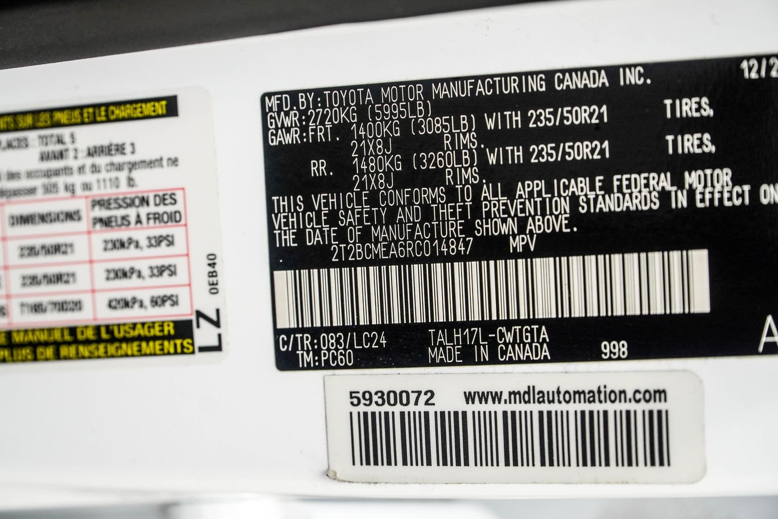 Used 2024 White Lexus 500h F SPORT Performance image 39