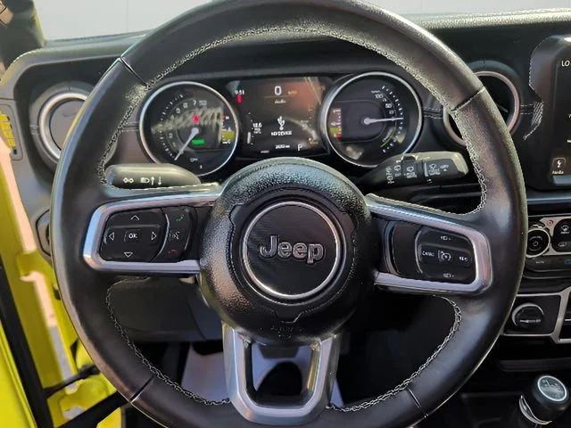 Used 2023 Yellow Jeep Sahara 4xe image 20