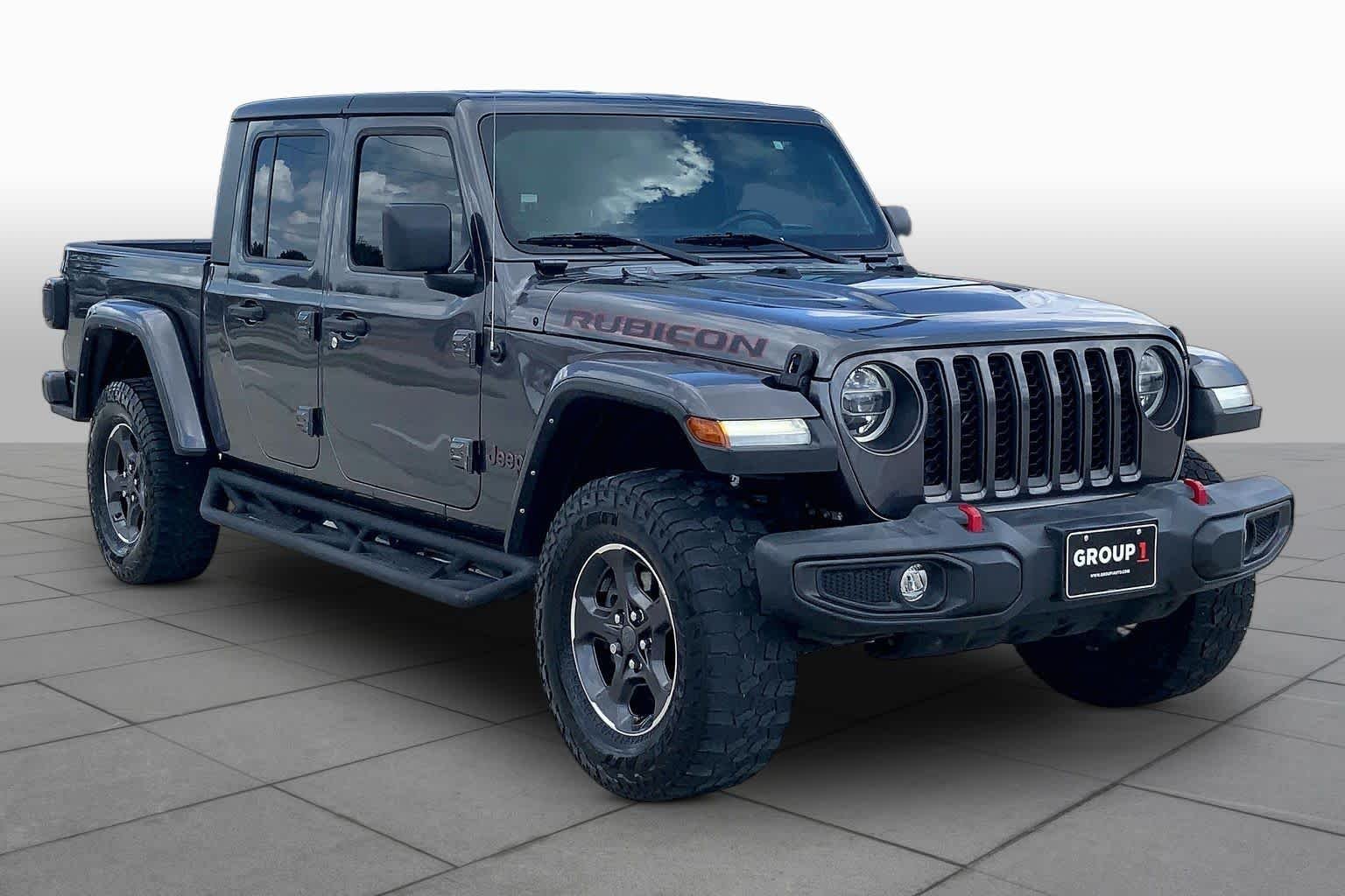 Used 2021 Granite Crystal Metallic Clearcoat Jeep Rubicon image 3