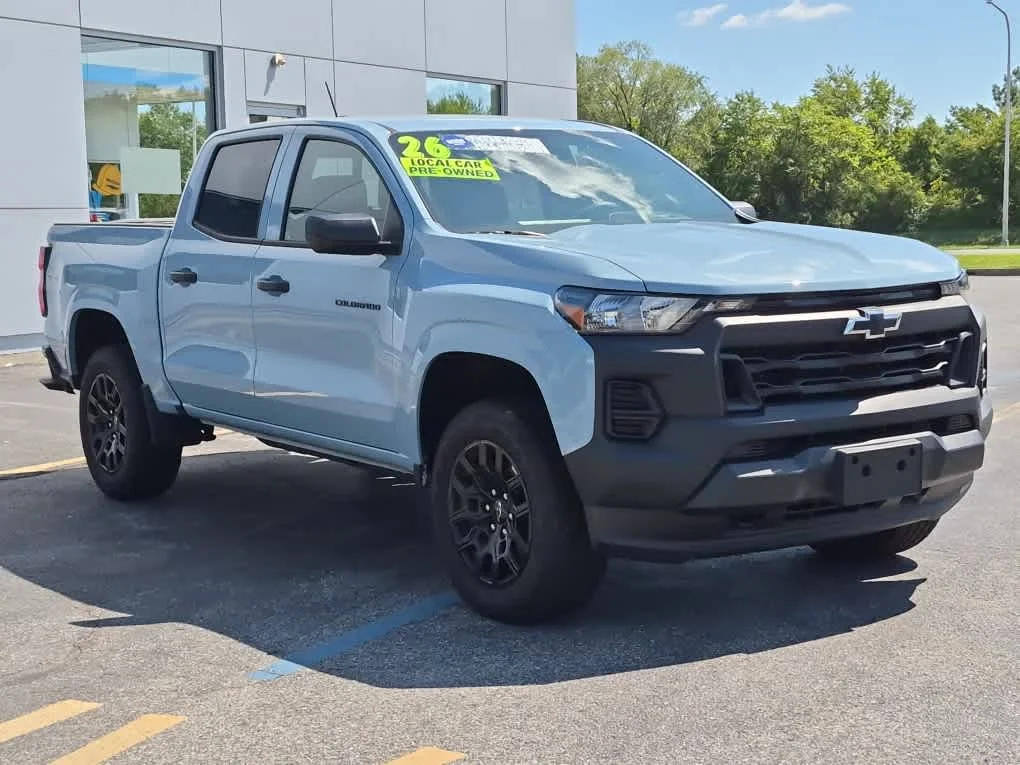 Certified Used 2026 Snowdrift Metallic Chevrolet 4WD Work Truck image 2