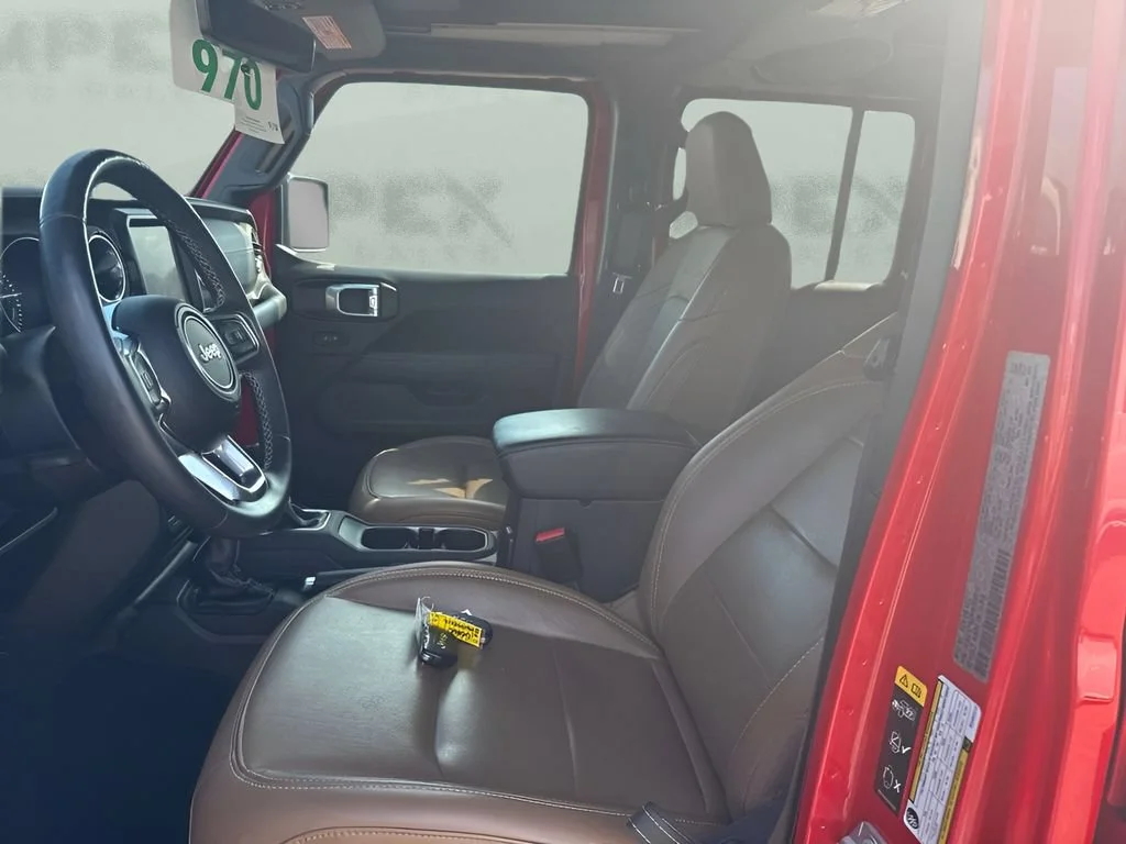 Used 2021 Red Jeep Unlimited Sahara image 8