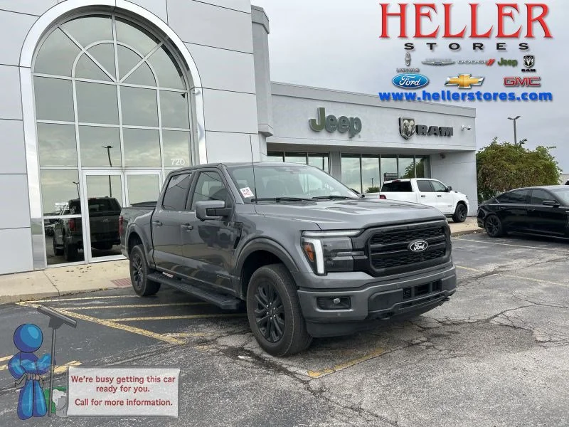 Used 2025 Carbonized Gray Metallic Ford LARIAT image 1