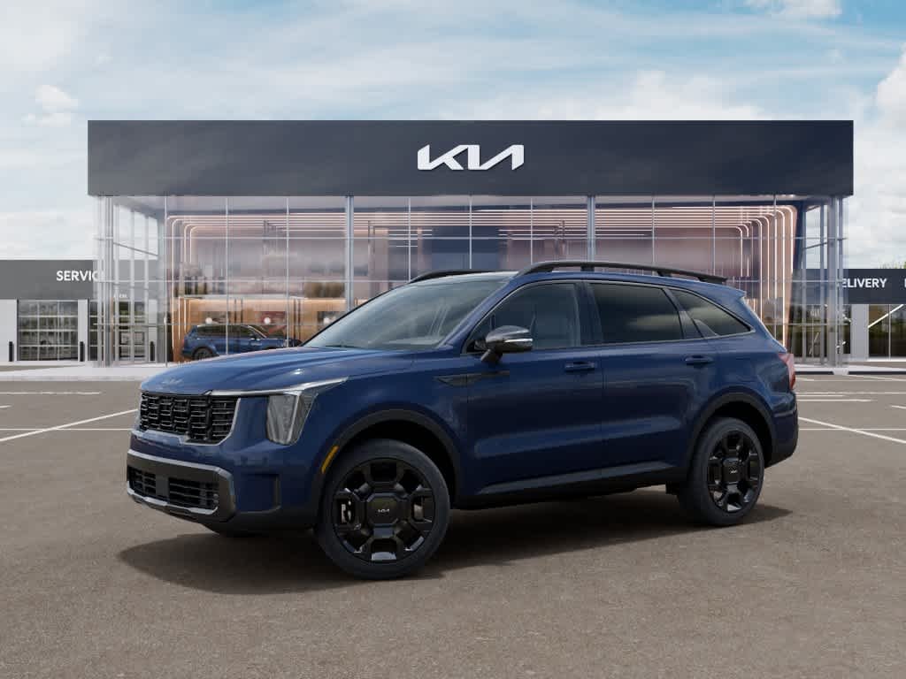 New 2026 Midnight Lake Blue Kia X-Line EX AWD image 3
