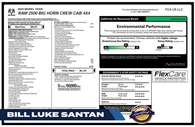 2025 Ram 2500 Big Horn