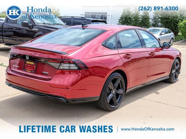 Certified Used 2025 Radiant Red Metallic Honda HYBRID SPORT-L image 5