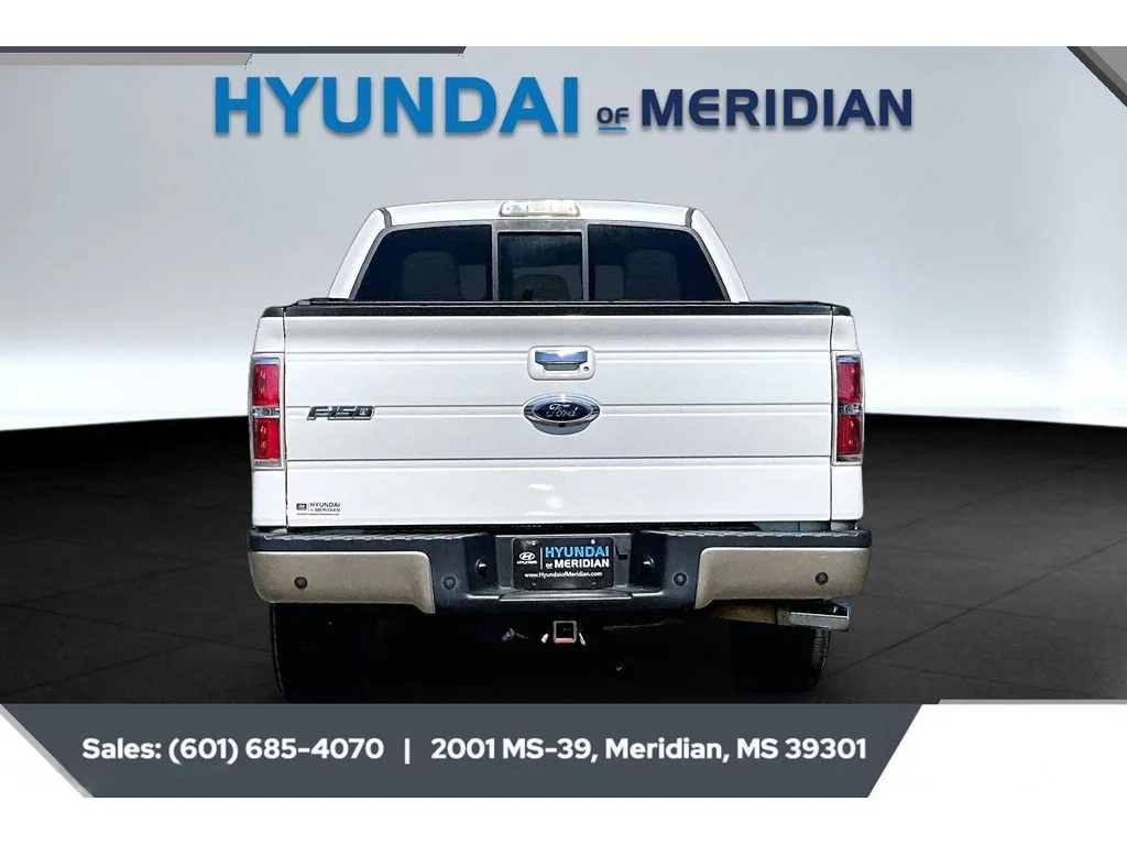 Used 2012 White Platinum Metallic Tri-Coat Ford Lariat image 4