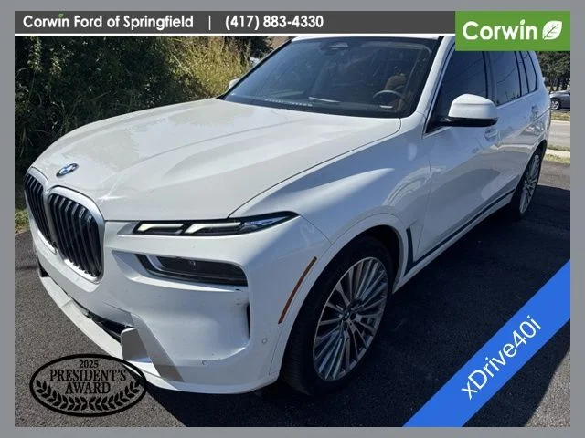 Used 2025 Alpine White BMW xDrive40i image 1
