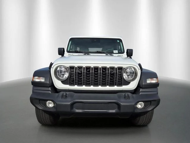 Used 2025 Bright White Clearcoat Jeep Sport S image 8