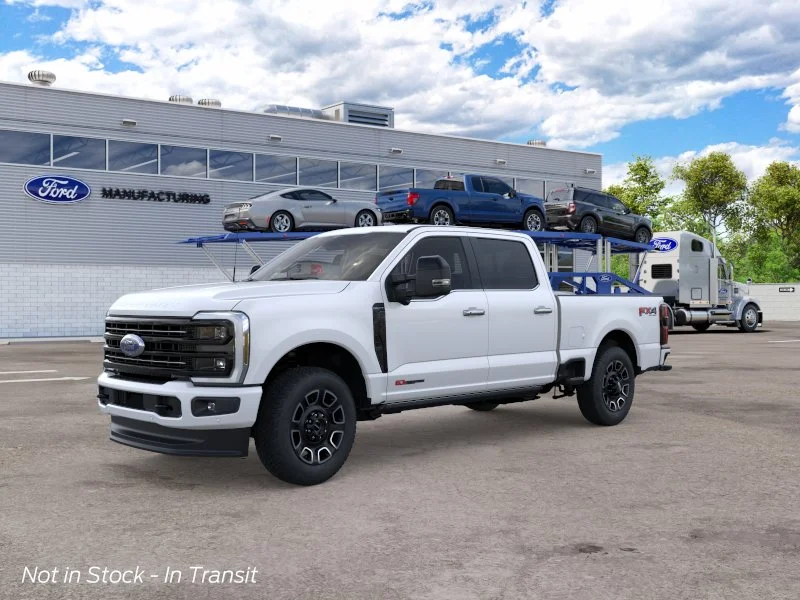 New 2026 Star White Metallic Tri-Coat Ford F-350® Platinum® image 2
