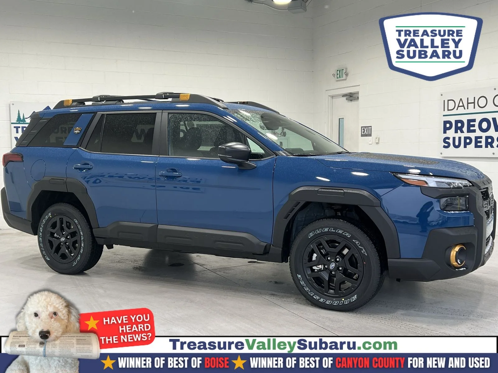 New 2026 GEYSER BLUE Subaru Wilderness image 1