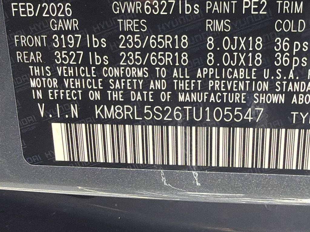 New 2026 Gray Hyundai SEL FWD image 32