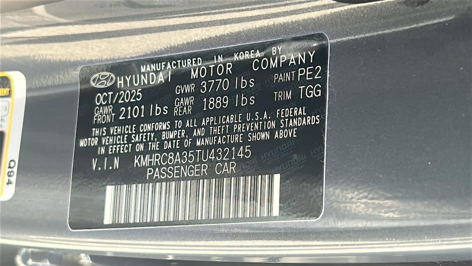 New 2026 Ecotronic Gray Hyundai SEL image 60