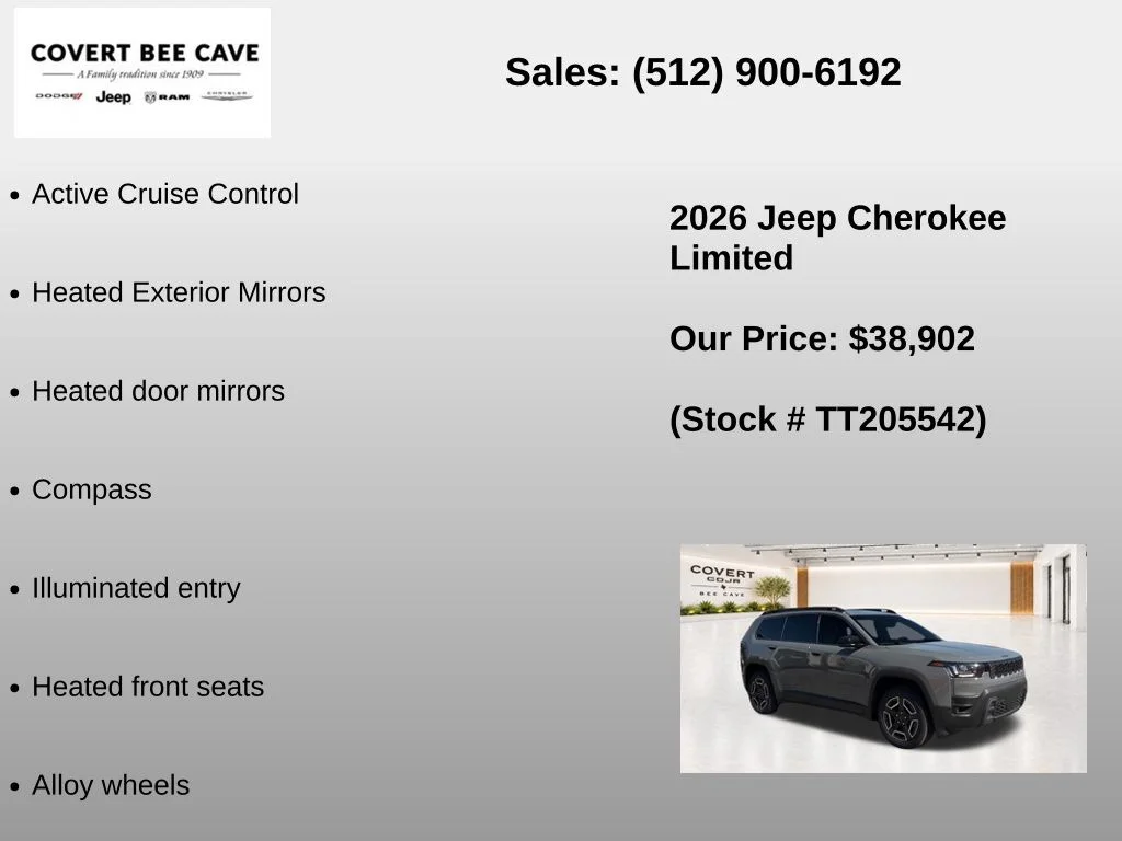 New 2026 Sting-Gray Clear-Coat Exterior Paint Jeep Limited image 13