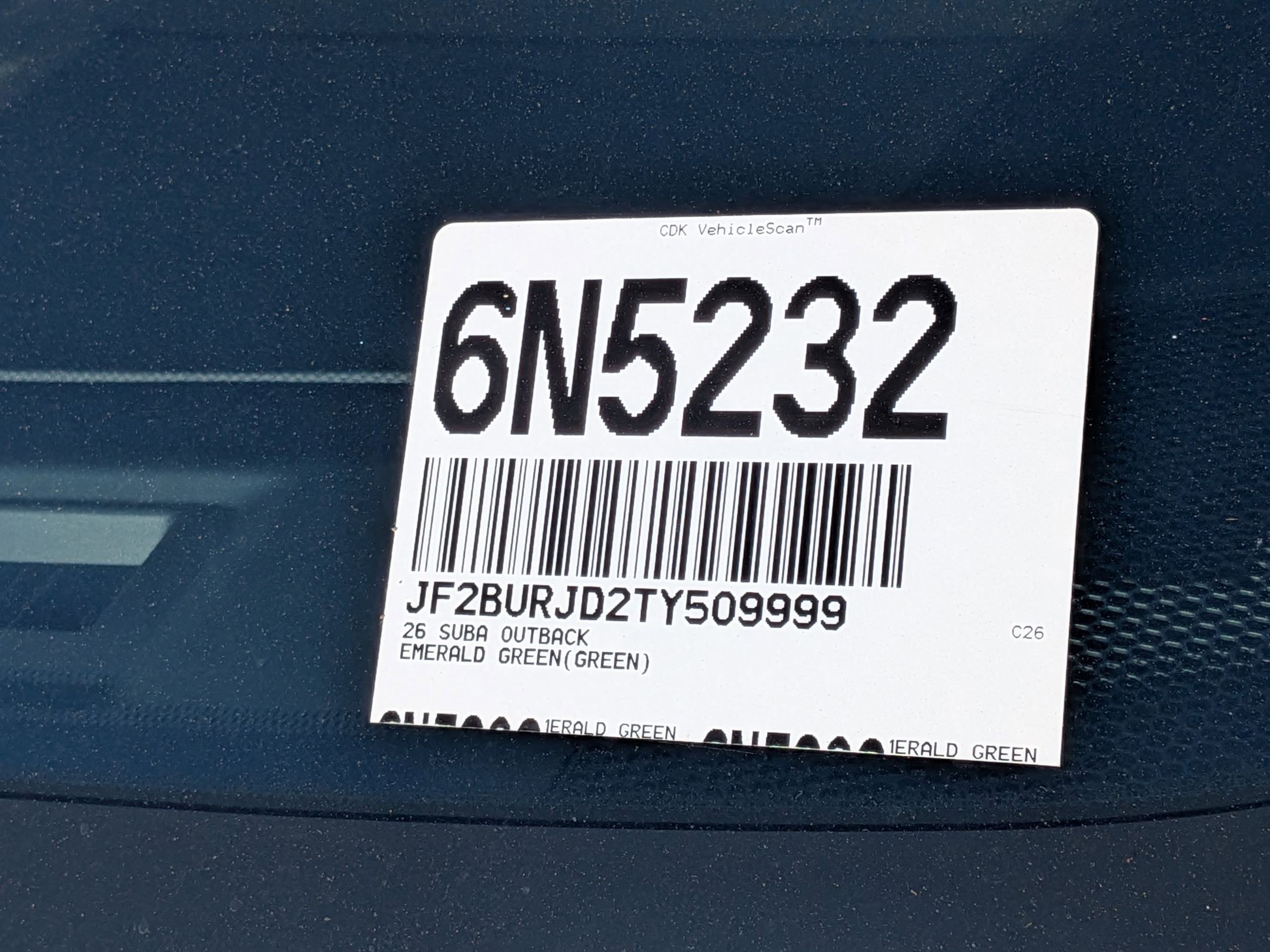 New 2026 DEEP EMERALD GREEN PEARL Subaru Touring XT image 15