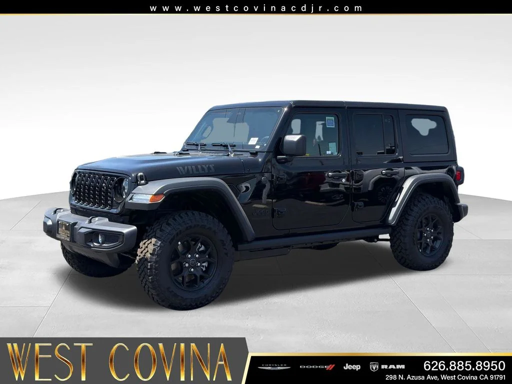 New 2026 Black Clear-Coat Exterior Paint Jeep Willys image 1