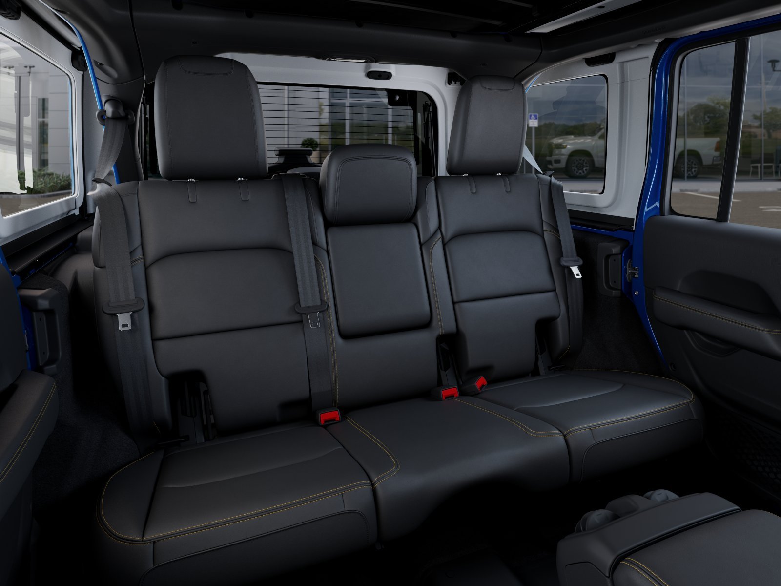 New 2026 Hydro Blue Pearl-Coat Exterior Paint Jeep Sahara image 15
