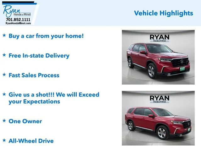 Certified Used 2023 Radiant Red Metallic II Honda EX-L image 4
