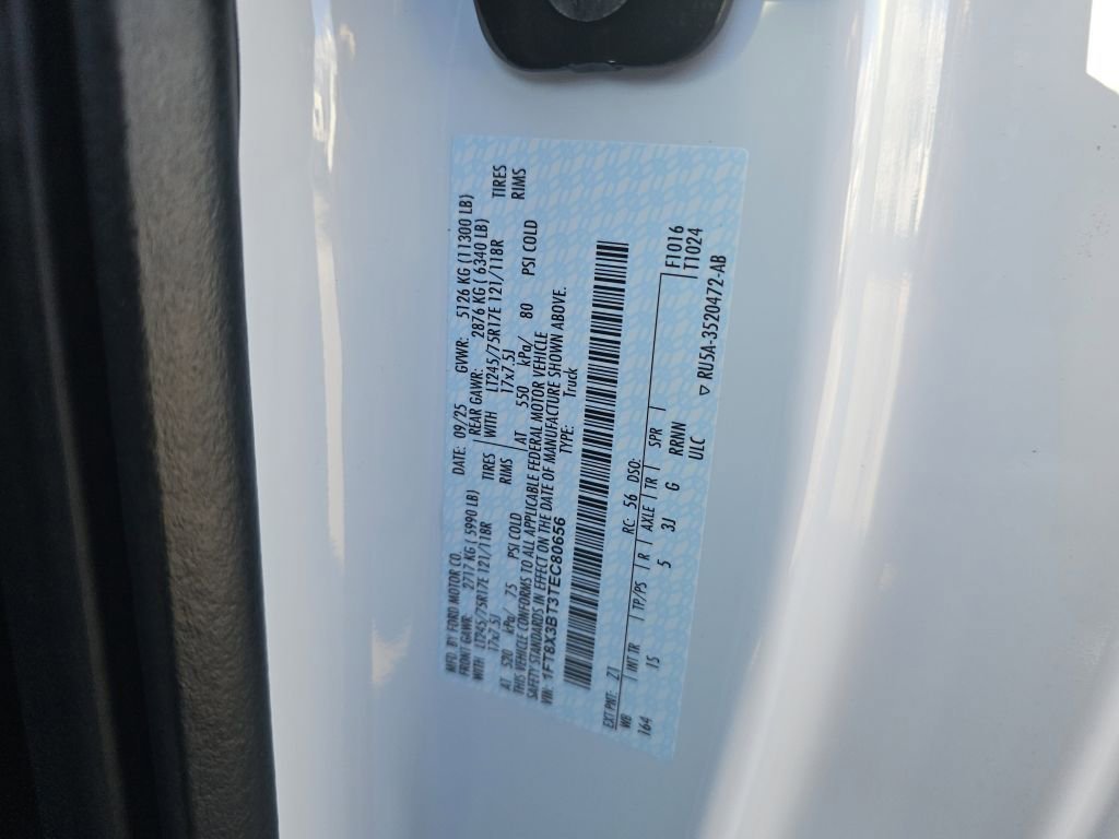 New 2026 Oxford White Ford F-350® XL image 8