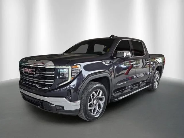 Used 2023 Titanium Rush Metallic GMC SLT image 2
