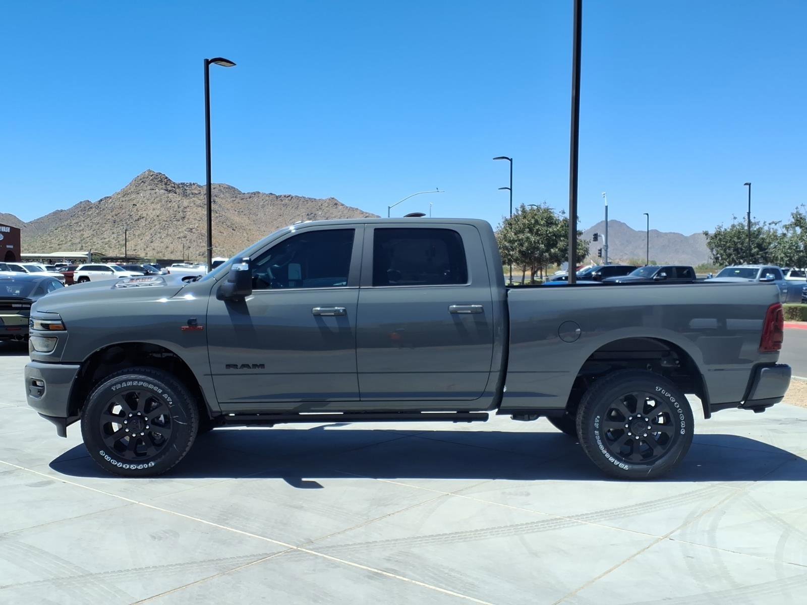 New 2026 Ceramic Gray Clear-Coat Exterior Paint RAM Laramie image 2
