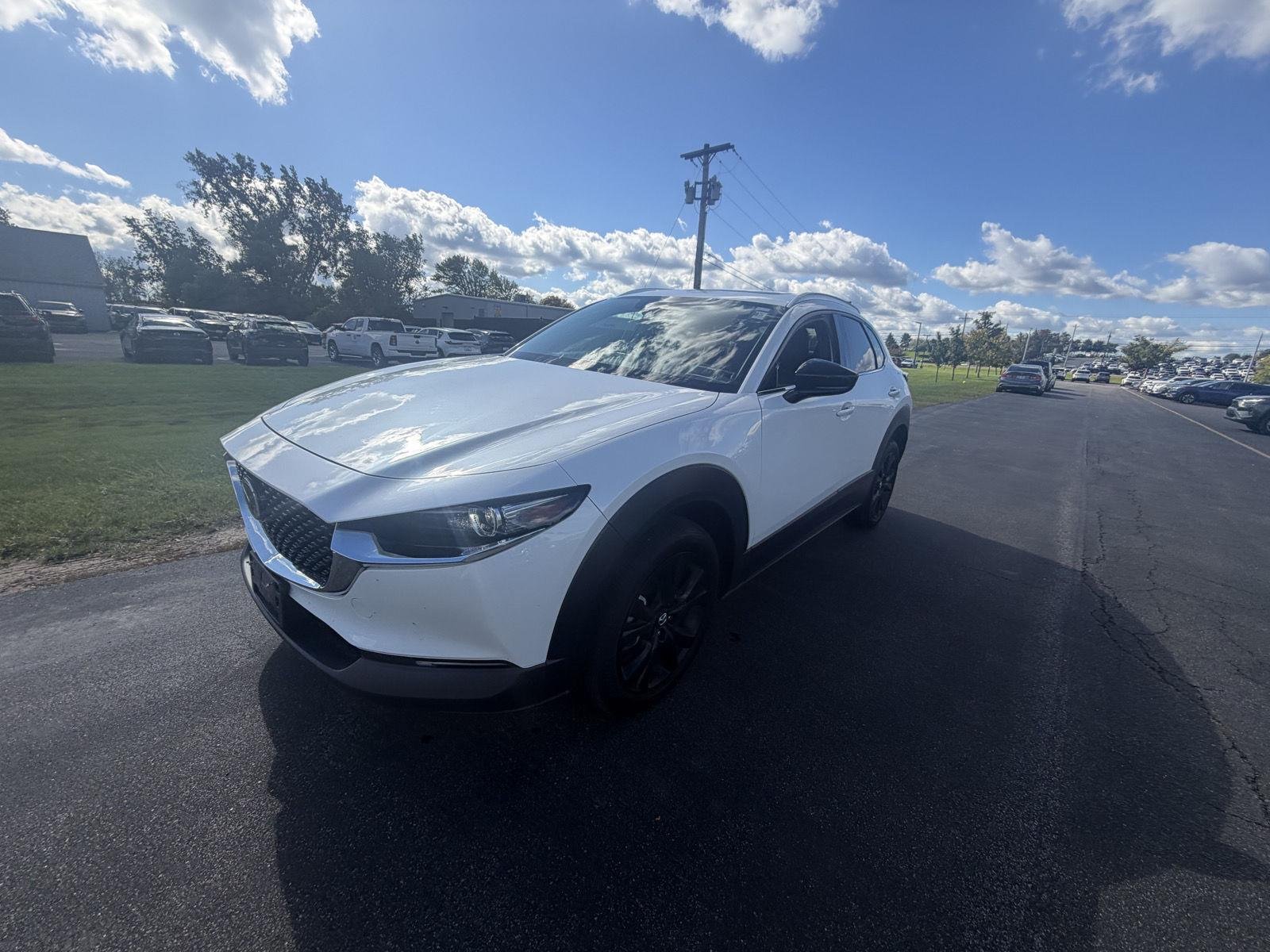 Certified Used 2023 Snowflake White Pearl Mica Mazda 2.5 Turbo Premium Package image 3