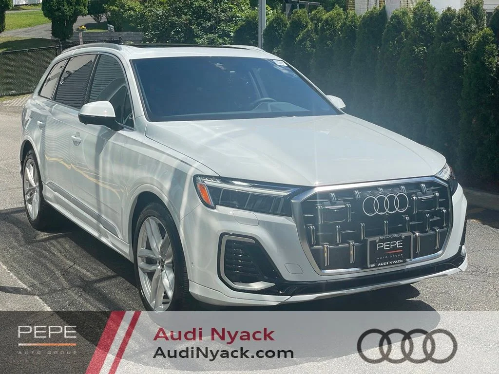 Used 2025 White Audi 55 Premium Plus image 3