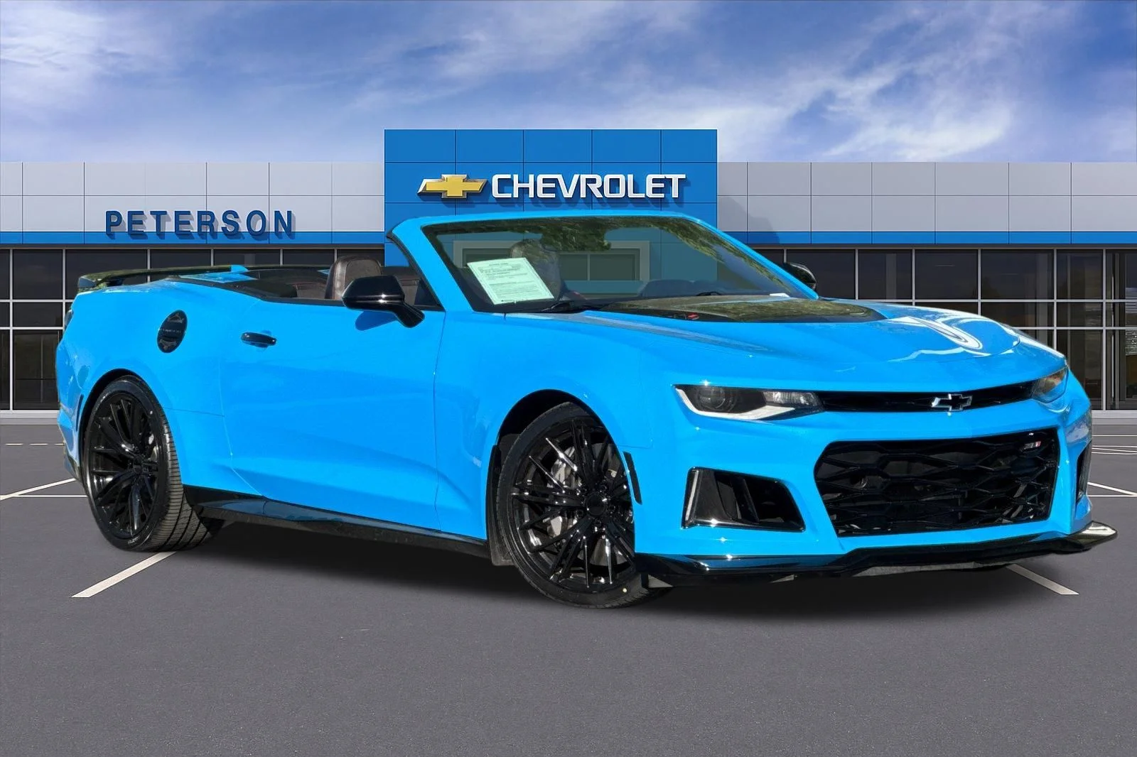 Certified Used 2023 Blue Chevrolet ZL1 image 2