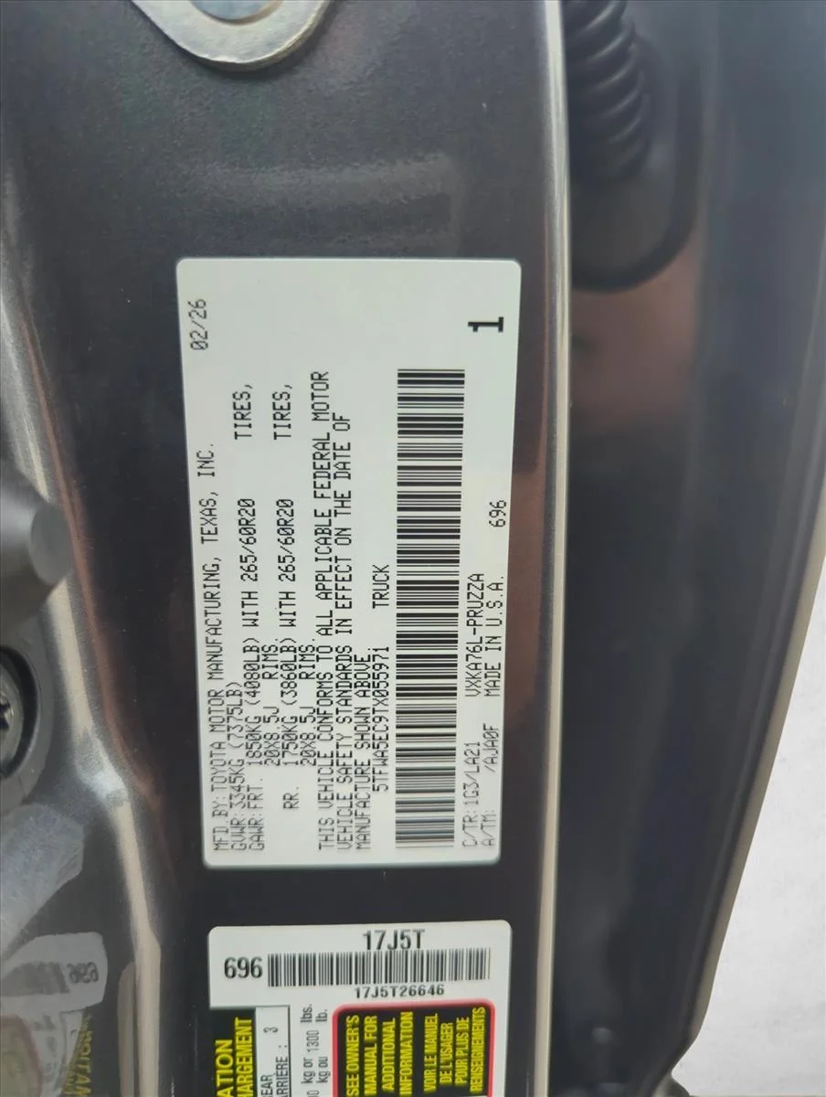 Used 2026 Magnetic Gray Meta Toyota Platinum image 27