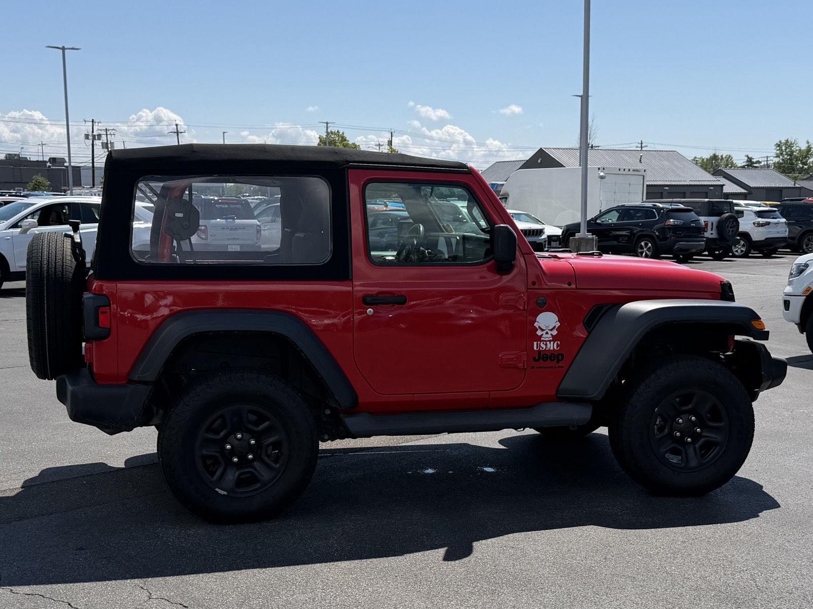 Used 2024 Firecracker Red Clearcoat Jeep Sport image 8