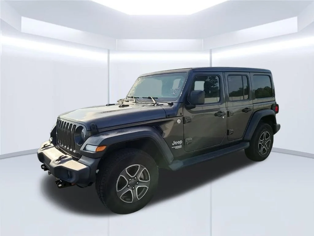 Used 2020 Gray Jeep Unlimited Sport S image 2