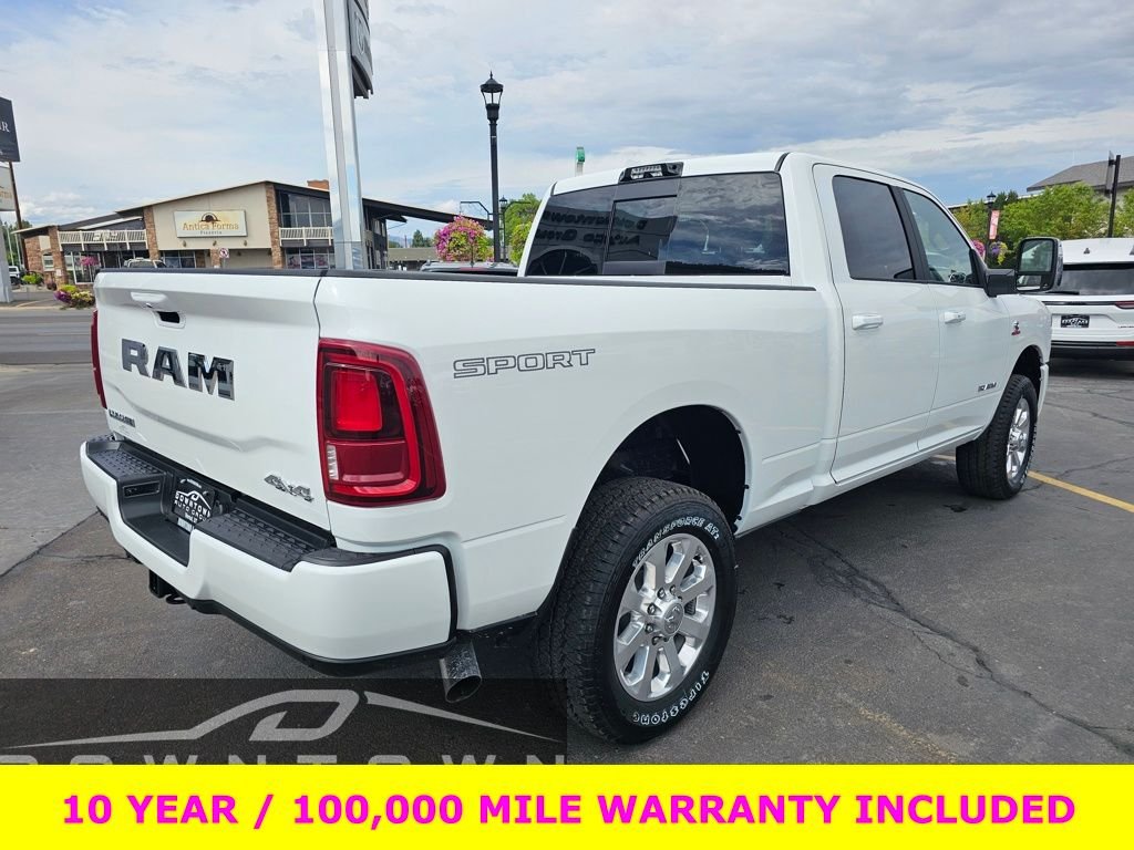 New 2026 Bright White Clear-Coat Exterior Paint RAM Laramie image 3