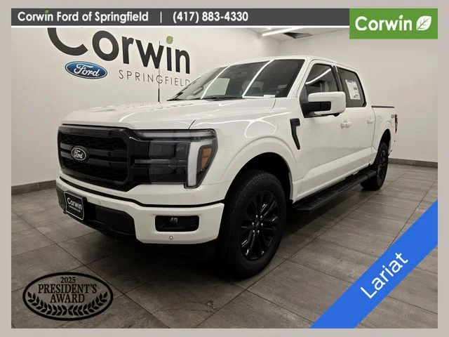 New 2026 Star White Metallic Tri-Coat Ford Lariat® image 1