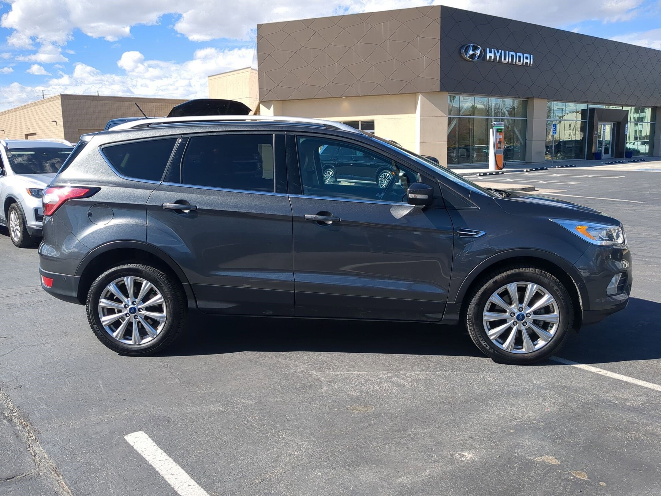 Used 2018 Ford Escape Titanium with VIN 1FMCU9J90JUB25492 for sale in American Fork, UT
