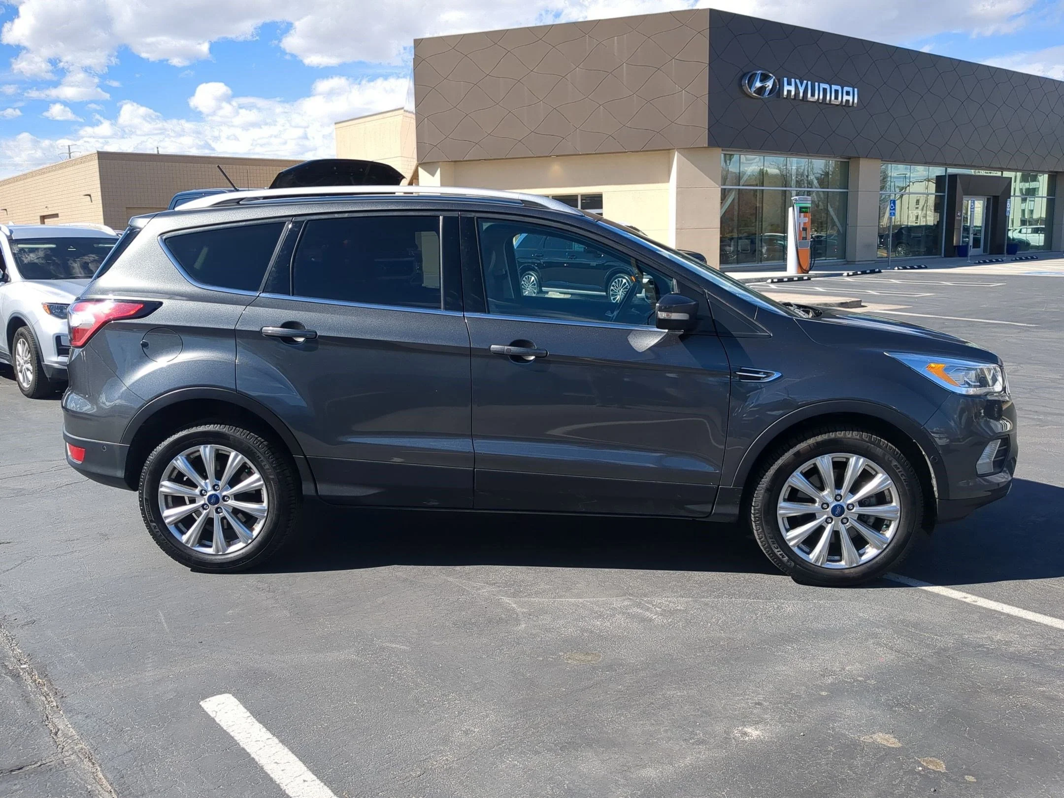 Used 2018 Ford Escape Titanium with VIN 1FMCU9J90JUB25492 for sale in American Fork, UT