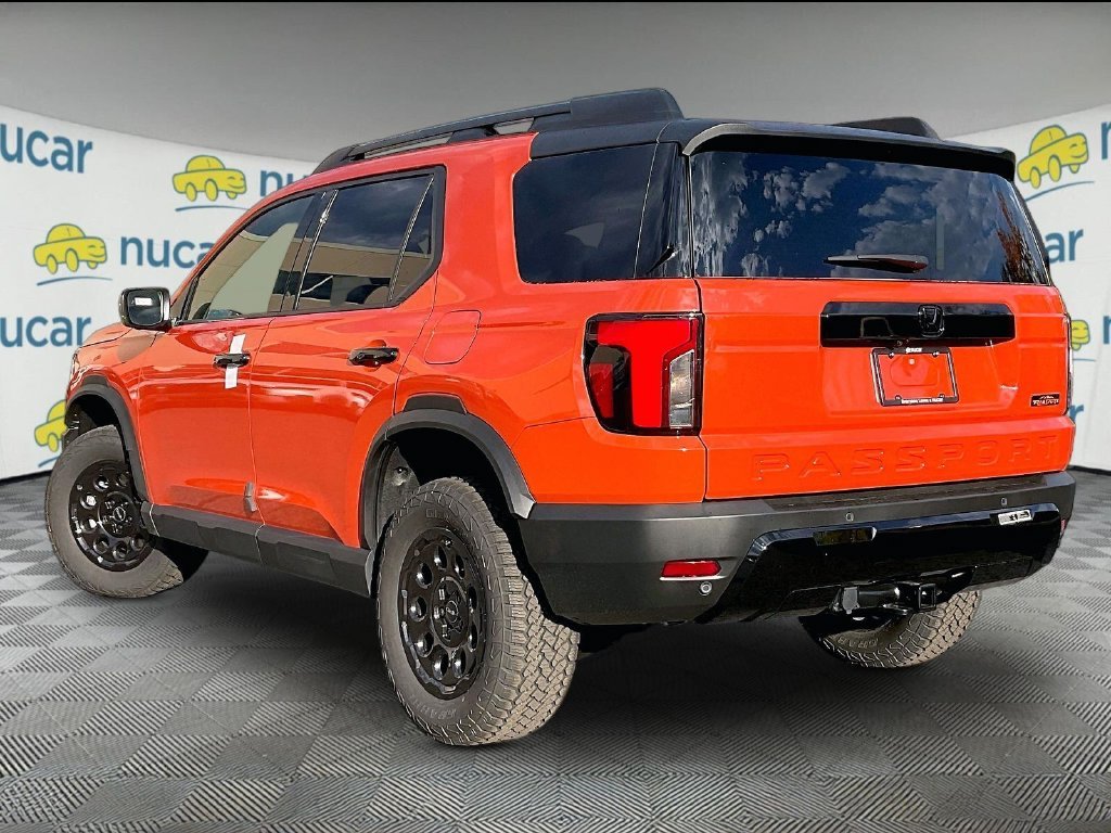 New 2027 Sunset Orange Honda TrailSport Elite Blackout image 5