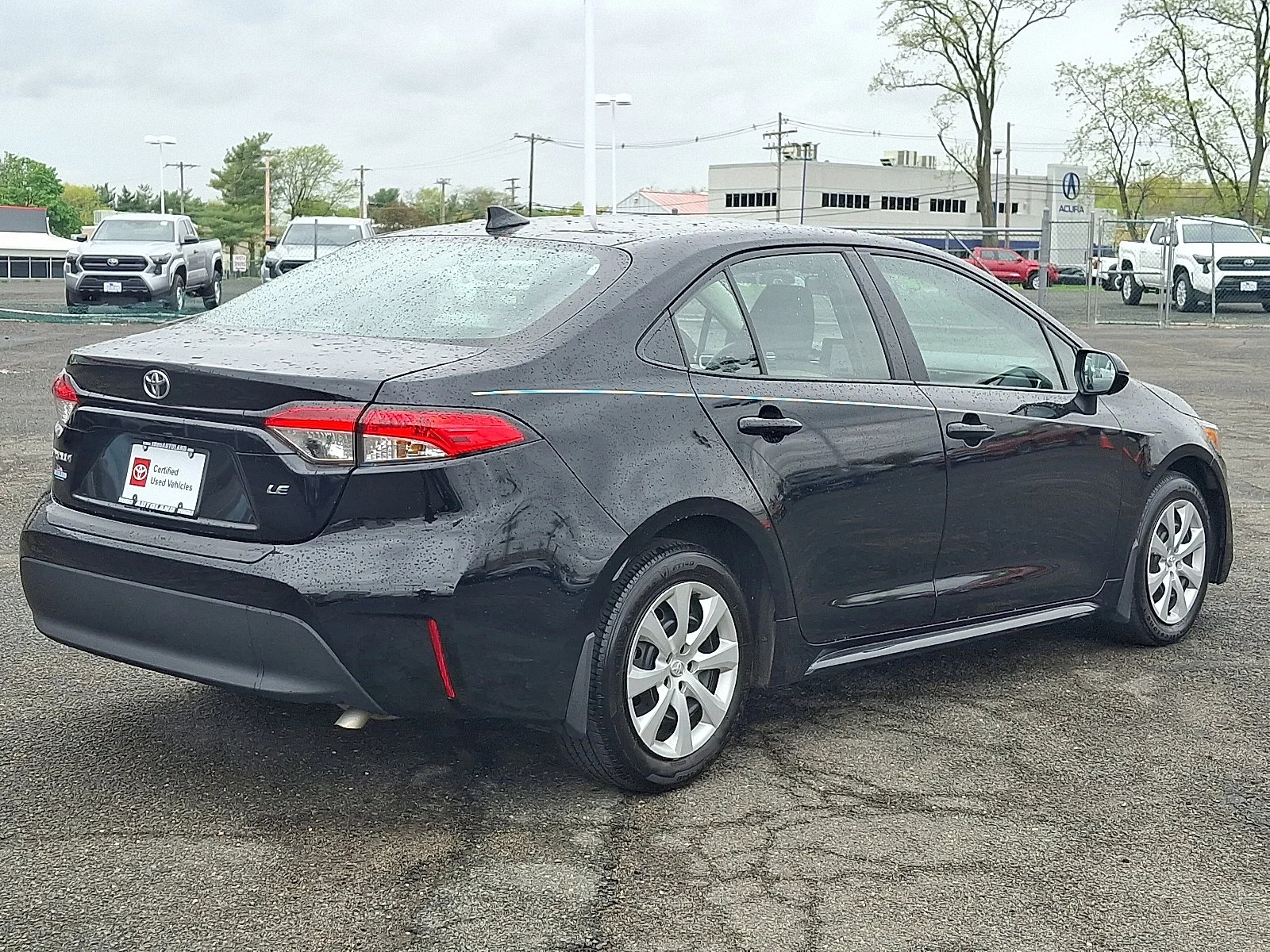 Used 2024 Midnight Black Metallic - 218 Toyota LE image 7