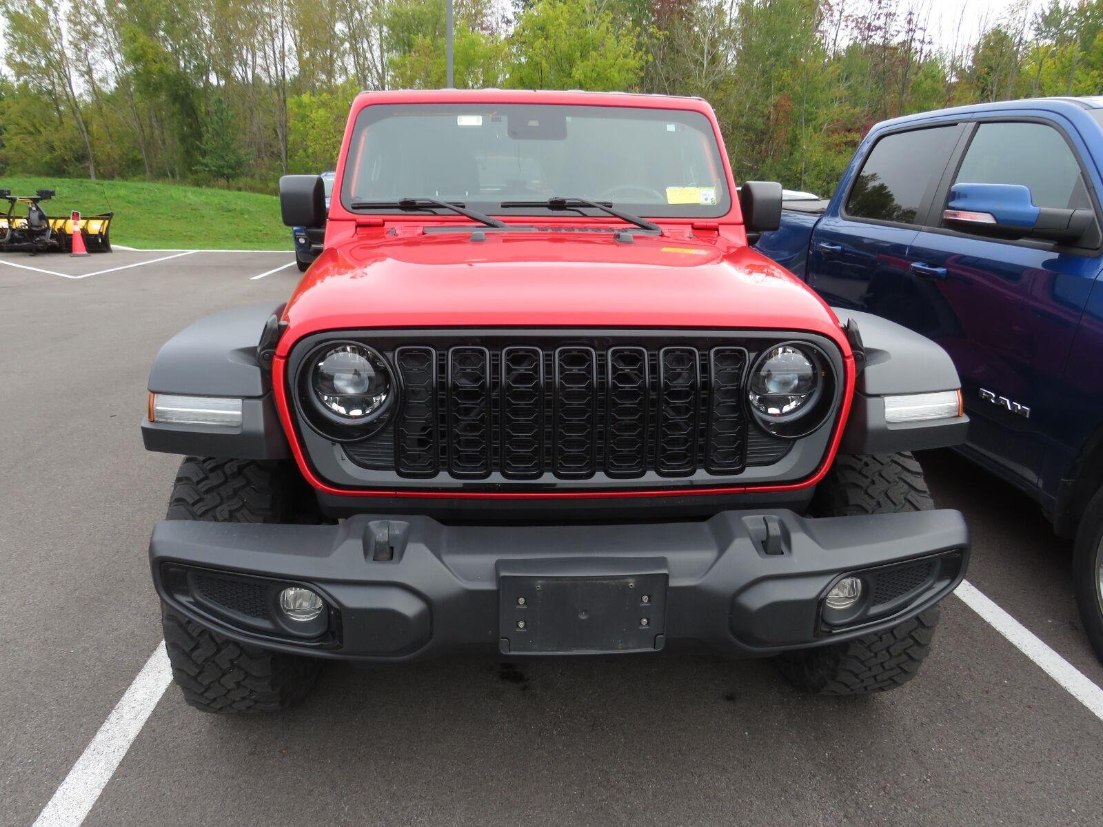Used 2024 Firecracker Red Clearcoat Jeep Willys image 5