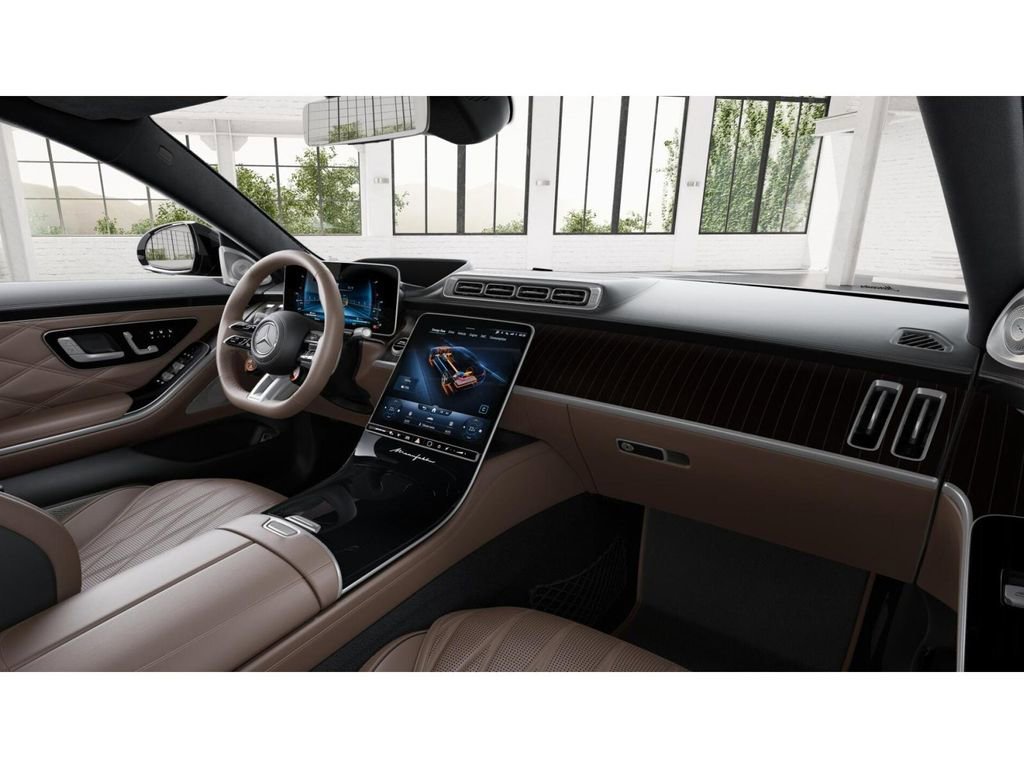 New 2026 MANUFAKTUR Moonlight White Metallic Mercedes-AMG AMG® S 63 E 4MATIC Sedan image 48