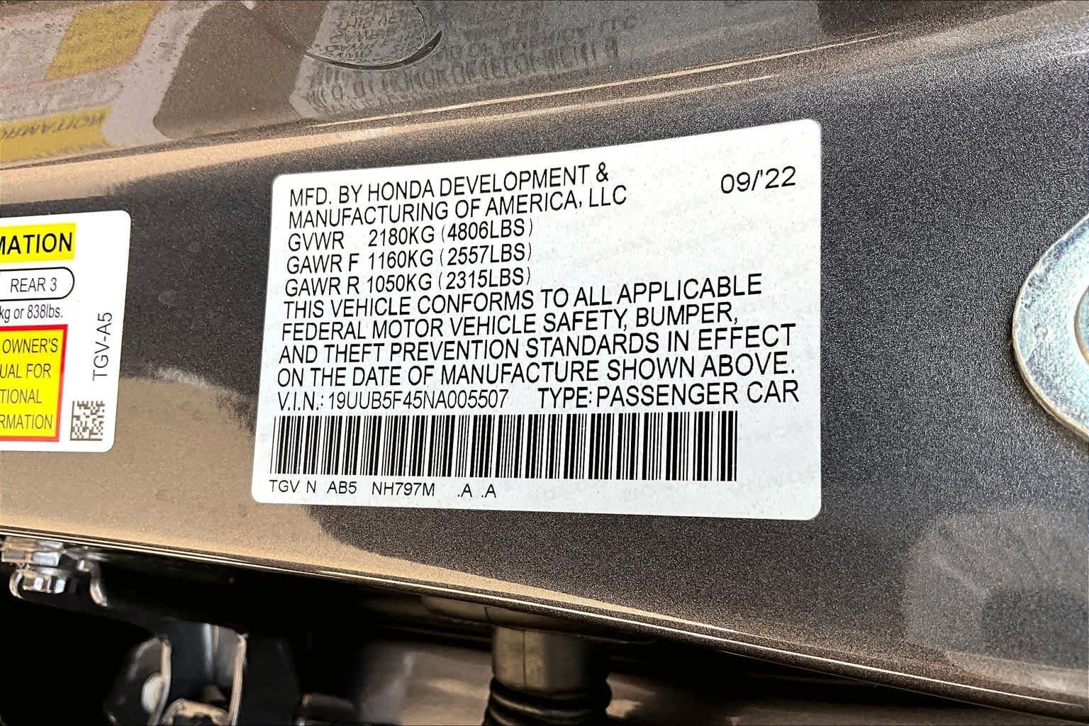 Used 2022 Modern Steel Metallic Acura w/Technology Package image 37