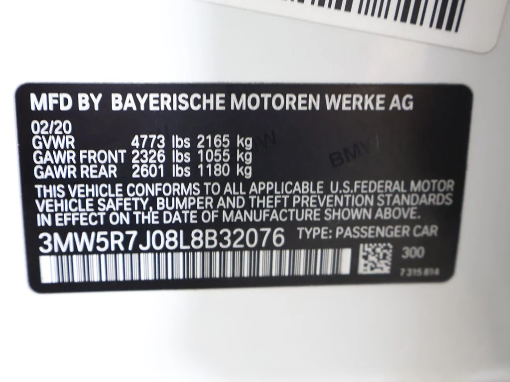 Used 2020 White BMW 330i xDrive image 60