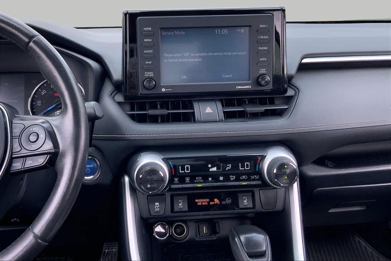 Used 2020 Silver Sky Metallic Toyota Hybrid XLE image 7