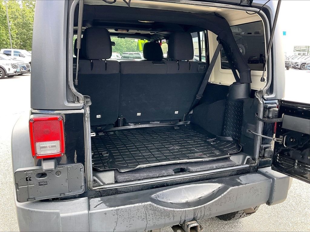 Used 2017 Black Clearcoat Jeep Unlimited Sport image 30
