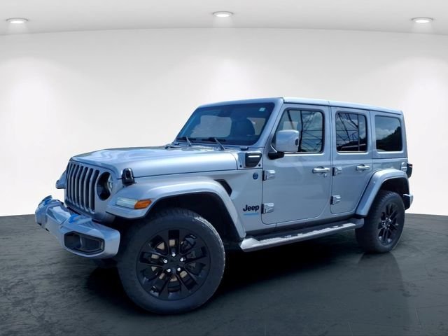 Used 2021 Silver Jeep Unlimited Sahara 4xe image 2