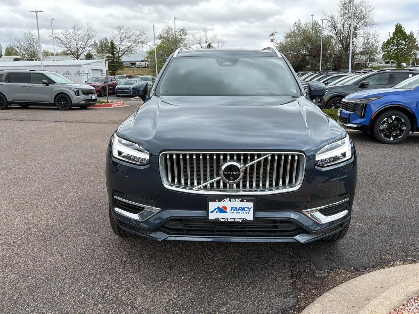 Used 2024 Denim Blue Metallic Volvo Ultimate Bright Theme image 2