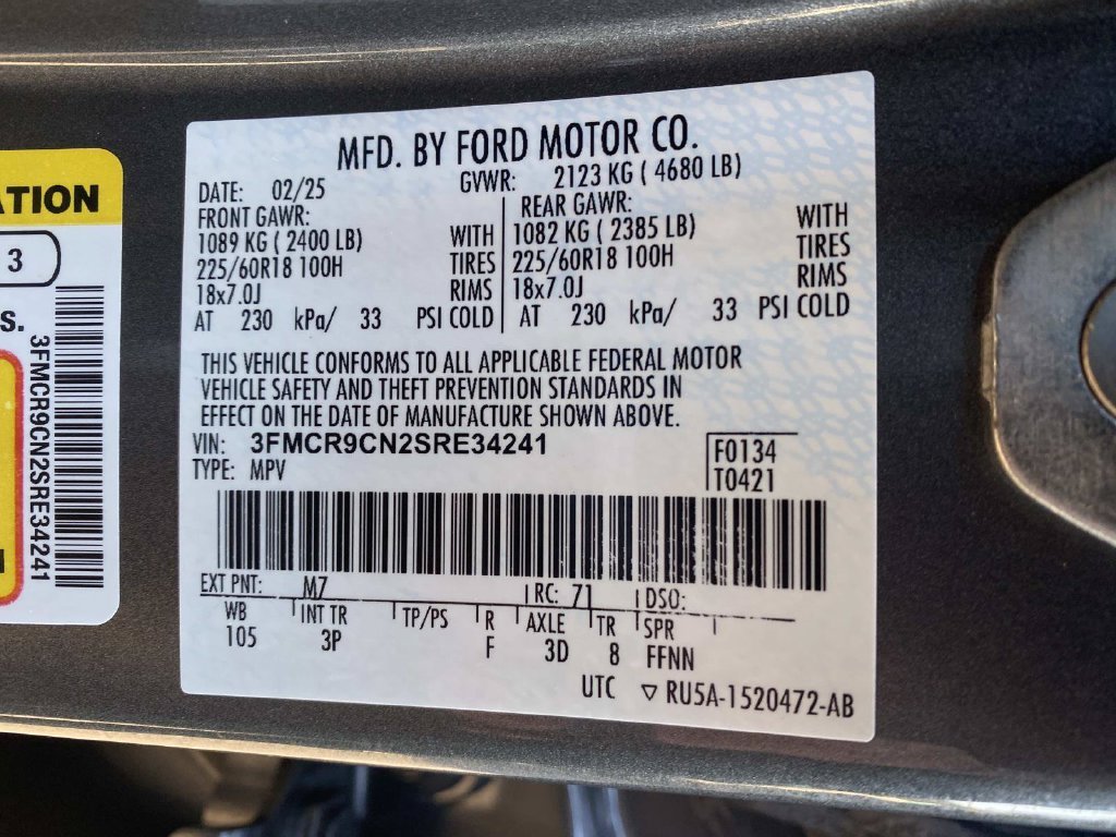 Certified Used 2025 Gray Metallic Ford Outer Banks image 21