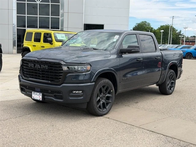 New 2026 Forged Blue Metallic Exterior Paint RAM Laramie image 1