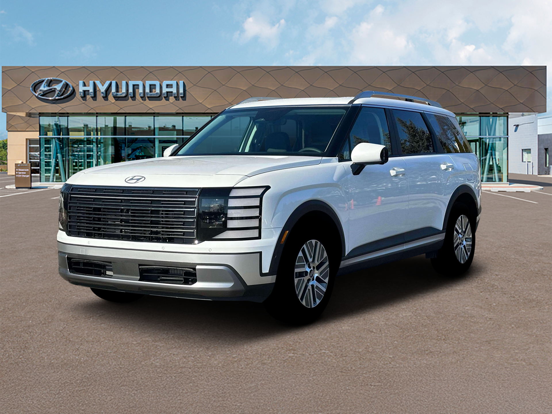 New 2026 White Pearl Hyundai SEL Premium image 1